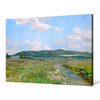 Fields, streams, beautiful scenery,River green grassland,canvas print,canvas art,canvas wall art,large wall art,framed wall art,p1009