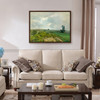 Frantisek Kaván,The Clouds Viewed from the Native House,Field scenery,canvas print,canvas art,canvas wall art,large wall art,framed ,p1008