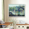 Ernest Lawson,Washington Bridge_ Harlem River,canvas print,canvas art,canvas wall art,large wall art,framed wall art,p986