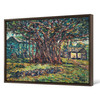 Ernest Lawson,Banyan Tree,A big tree,canvas print,canvas art,canvas wall art,large wall art,framed wall art,p985