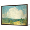 Emil Carlsen,Foothills,White cloud landscape,blue sky and white clouds,canvas print,canvas art,canvas wall art,large wall art,framed,p979