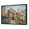 Colin Campbell Cooper,South Ferry New York,New York Street View,canvas print,canvas art,canvas wall art,large wall art,framed wall art,p925