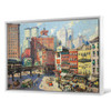 Colin Campbell Cooper,South Ferry New York,New York Street View,canvas print,canvas art,canvas wall art,large wall art,framed wall art,p925