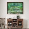 Claude Monet,The Japanese Footbridge,Water lily pond,canvas print,canvas art,canvas wall art,large wall art,framed wall art,p902