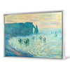 Claude Monet,The Cliffs at Etretat,Bay scenery,canvas print,canvas art,canvas wall art,large wall art,framed wall art,p898