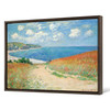 Claude Monet,Path in the Wheat at Pourville,Coastal scenery,canvas print,canvas art,canvas wall art,large wall art,framed wall art,p872
