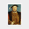 Hans Holbein the Younger,Henry VIII, 16th century,art prints,Vintage art,canvas wall art,famous art prints,2V63
