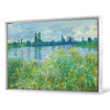 Claude Monet,Banks of the Seine, Vétheuil,Green landscape,canvas print,canvas art,canvas wall art,large wall art,framed wall art,p847