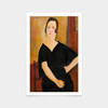 Amedeo Modigliani,Madame Amedee ,Woman with Cigarette,art prints,Vintage art,canvas wall art,famous art prints,2V22