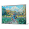 Camille Pissarro,In the Vegetable Garden,Vegetable garden scenery,canvas print,canvas art,canvas wall art,large wall art,framed art,p810