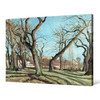 Camille Pissarro,Chestnut Grove,Winter forest landscape,canvas print,canvas art,canvas wall art,large wall art,framed wall art,p808