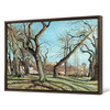 Camille Pissarro,Chestnut Grove,Winter forest landscape,canvas print,canvas art,canvas wall art,large wall art,framed wall art,p808