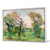 Armando Spadini,Trees in Villa Borghese,Green forest landscape,canvas print,canvas art,canvas wall art,large wall art,framed wall art,p787