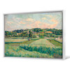 Green field scenery, wheat field landscape,canvas print,canvas art,canvas wall art,large wall art,framed wall art,p783