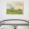 António Carvalho Silva Porto, Apple-trees in blossom,canvas print,canvas art,canvas wall art,large wall art,framed wall art,p778