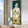 George Chickering Munzig,Portrait of a Young Girl,Vertical Narrow Art,large wall art,framed wall art,canvas wall art,M417
