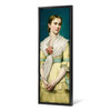 George Chickering Munzig,Portrait of a Young Girl,Vertical Narrow Art,large wall art,framed wall art,canvas wall art,M417