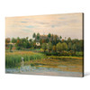 Antonín Chittussi,The Kunčice Pond in the Iron Mountains,Pond scenery,canvas print,canvas art,canvas wall art,large wall art,framed art,p773