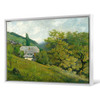 House in the woods, green landscape,canvas print,canvas art,canvas wall art,large wall art,framed wall art,p766