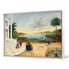 Leaving the Manor House,Beach House,Seaside Manor,canvas print,canvas art,canvas wall art,large wall art,framed wall art,p759