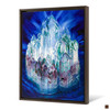 Wenzel Hablik,Crystal Castle in the Sea,Blue art, crystal art,canvas print,canvas art,canvas wall art,large wall art,framed wall art,p715