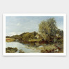 Horatio McCulloch,At Milton Mill on the River Irvine,art prints,Vintage art,canvas wall art,famous art prints,V1552