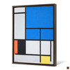Piet Mondrian,Composition with Large Blue Plane,Red,Black,Yellow,Gray,canvas print,canvas art,canvas wall art,large wall art,framed art,p648