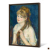 Pierre-Auguste Renoir,Young Woman Braiding Her Hair,canvas print,canvas art,canvas wall art,large wall art,framed wall art,p647