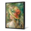 Pierre-Auguste Renoir,Young Girl with Hat,canvas print,canvas art,canvas wall art,large wall art,framed wall art,p646