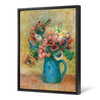 Pierre-Auguste Renoir,Vase of Flowers ,Blue vase still life,canvas print,canvas art,canvas wall art,large wall art,framed wall art,p642