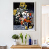 Pierre-Auguste Renoir,Mixed Flowers in an Earthenware Pot ,canvas print,canvas art,canvas wall art,large wall art,framed wall art,p630