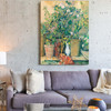 Paul Cézanne,Terracotta Pots and Flowers,canvas print,canvas art,canvas wall art,large wall art,framed wall art,p588