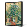 Paul Cézanne,Terracotta Pots and Flowers,canvas print,canvas art,canvas wall art,large wall art,framed wall art,p588