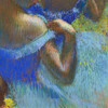 Edgar Degas,Blue dancers 1898,art prints,Vintage art,canvas wall art,famous art prints,q2656