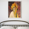 Oscar Pereira da Silva, Woman in a turban,canvas print,canvas art,canvas wall art,large wall art,framed wall art,p575