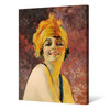 Oscar Pereira da Silva, Woman in a turban,canvas print,canvas art,canvas wall art,large wall art,framed wall art,p575