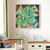 Wald Bau,Paul Klee,Green Abstract Art,Canvas Print,Canvas Art,Canvas Wall Art,Large Wall Art,Framed Wall Art,P2805