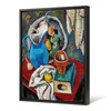 Max Weber,Still Life with Blue Pitcher,Blue vase art,canvas print,canvas art,canvas wall art,large wall art,framed wall art,p560