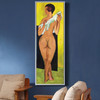 Ernst Ludwig Kirchner,Nude Figure, reverse, 1907,Vertical Narrow Art,large wall art,framed wall art,canvas wall art,M384
