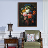 Jan van Huysum,A Hanging Bouquet of Flowers,Rose still life,canvas print,canvas art,canvas wall art,large wall art,framed wall art,p514