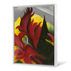 Georgia O'Keeffe,Red Maple,Red abstract art,canvas print,canvas art,canvas wall art,large wall art,framed wall art,p469