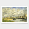 Eugene Louis Boudin,Trouville Harbour, 1873,art prints,Vintage art,canvas wall art,famous art prints,V1318
