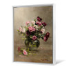 Eva Gonzales,Vase of Roses,Vase still life,canvas print,canvas art,canvas wall art,large wall art,framed wall art,p442