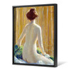 Childe Hassam,Nude Seated,Nude woman portrait,,canvas print,canvas art,canvas wall art,large wall art,framed wall art,p405