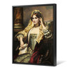 Cesare Detti, Meditation,Portrait of aristocratic woman,canvas print,canvas art,canvas wall art,large wall art,framed wall art,p400