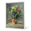Auguste Renoir,Flowers in a Vase,Vase flower still life,canvas print,canvas art,canvas wall art,large wall art,framed wall art, p381