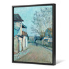 Alfred Sisley,Princess Street, winter,Country road,canvas print,canvas art,canvas wall art,large wall art,framed wall art, p372