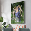 William-Adolphe Bouguereau,Chansons de printemps,large wall art,framed wall art,canvas wall art,large canvas,M2931