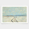 John Henry Twachtman,Along the River, Winter,art prints,Vintage art,canvas wall art,famous art prints,V1753