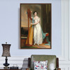 Thomas Sully,Lady with a Harp, Eliza Ridgely, c. 1818,large wall art,framed wall art,canvas wall art,large canvas,M2890
